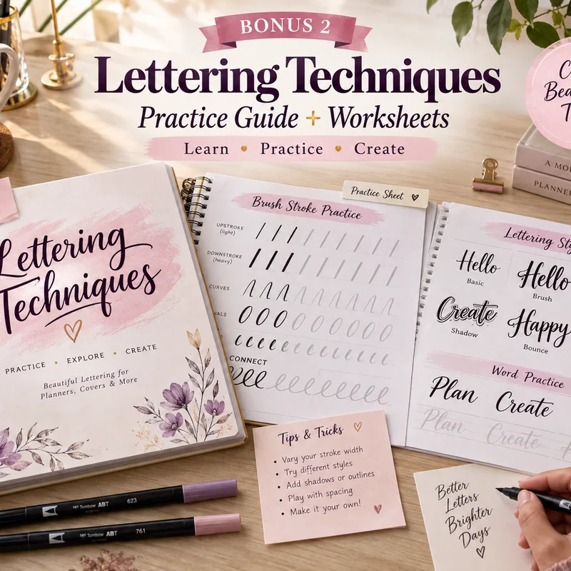 Bonus 2 — Lettering Techniques