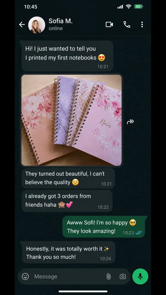 Customer conversation